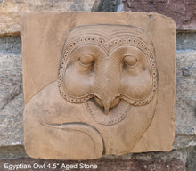Load image into Gallery viewer, History Egyptian Owl Sculptural wall relief www.Neo-Mfg.com 4.5&quot; k5
