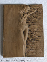 Load image into Gallery viewer, Nude lady blend sculpture wall plaque decor 10&quot; www.NEO-MFG.com
