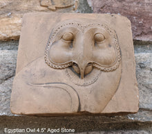 Load image into Gallery viewer, History Egyptian Owl Sculptural wall relief www.Neo-Mfg.com 4.5&quot; k5
