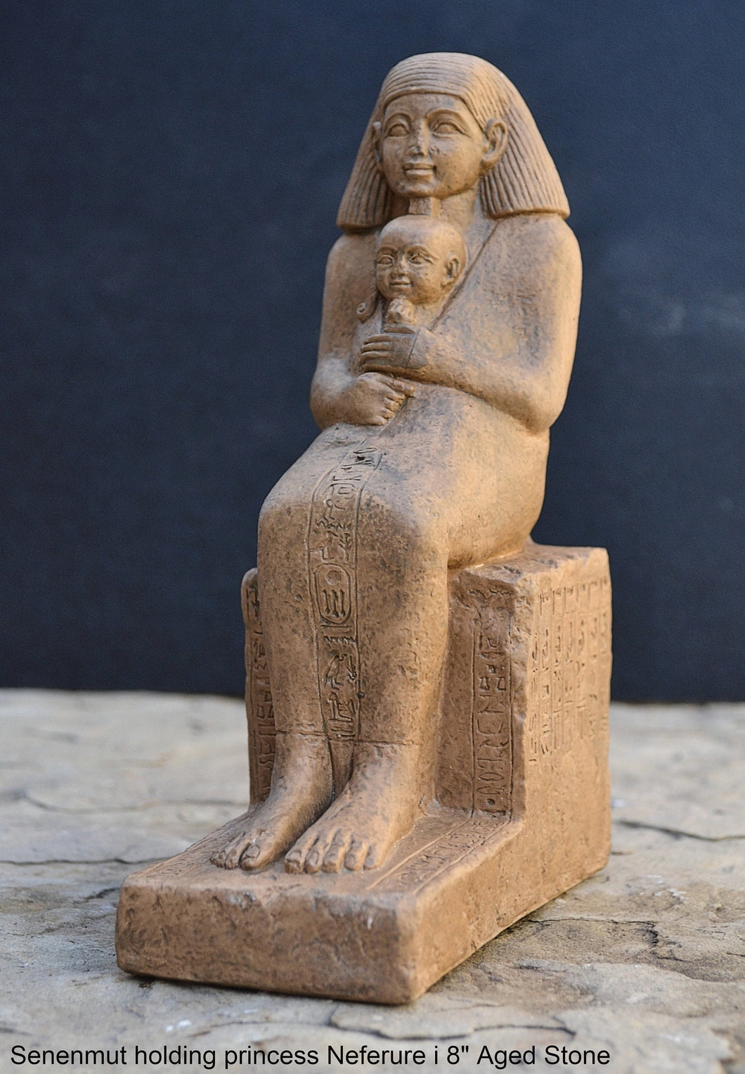 History Egyptian Senenmut holding princess Neferure i Artifact Sculpture 8