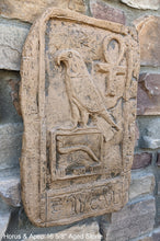 Load image into Gallery viewer, Egyptian Horus &amp; Apep Sculptural wall plaque reproduction www.NEO-MFG.com 16 5/8&quot;
