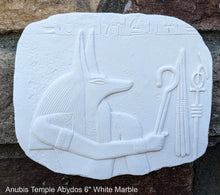 Load image into Gallery viewer, Egyptian Anubis Temple Abydos plaque wall Sculpture relief www.Neo-Mfg.com 6&quot;

