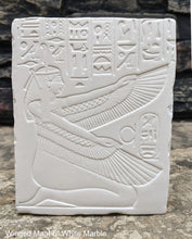 Load image into Gallery viewer, History Egyptian Goddess Winged Maat Sculptural wall relief www.Neo-Mfg.com 6&quot;

