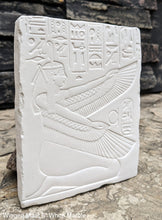 Load image into Gallery viewer, History Egyptian Goddess Winged Maat Sculptural wall relief www.Neo-Mfg.com 6&quot;
