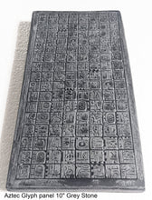 Load image into Gallery viewer, Aztec Mayan Glyph Panel Wall plaque Fragment relief www.Neo-Mfg.com 10&quot; j12
