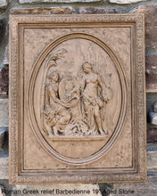 Load image into Gallery viewer, Roman Greek Sculptural Framed Wall relief www.Neo-Mfg.com 19&quot; F Barbedienne reproduction
