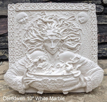 Load image into Gallery viewer, Wiccan Cerridwen Goddess Maiden Wall Plaque Sculpture Pagan 10&quot; www.Neo-Mfg.com mythical
