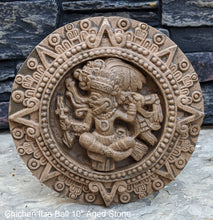Load image into Gallery viewer, History Aztec Maya Mesoamerica Chichen Itza Ball court figure plaque wall Sculpture Statue www.Neo-Mfg.com 10" n7
