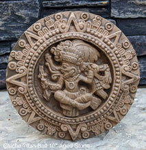 Load image into Gallery viewer, History Aztec Maya Mesoamerica Chichen Itza Ball court figure plaque wall Sculpture Statue www.Neo-Mfg.com 10" n7

