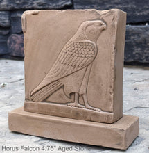 Load image into Gallery viewer, History Egyptian Horus Falcon Sculptural stele &amp; wall relief www.Neo-Mfg.com 4.75"
