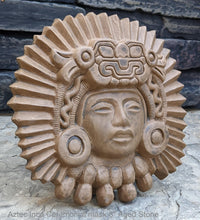 Load image into Gallery viewer, Aztec Inca Zapotec Idol ceremonial mask sculpture wall plaque art www.neo-mfg.com 8&quot; home garden decor n8
