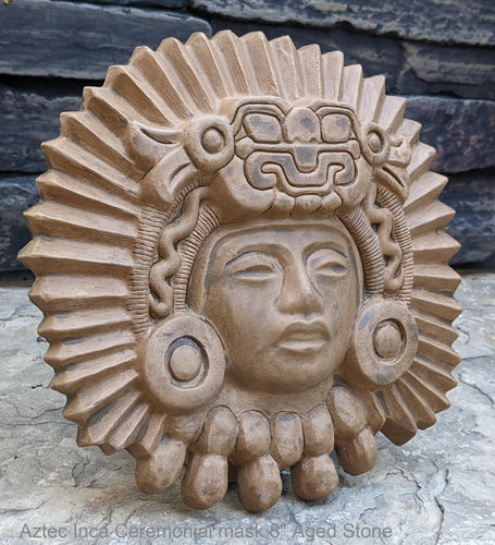 Aztec Inca Zapotec Idol ceremonial mask sculpture wall plaque art www.neo-mfg.com 8