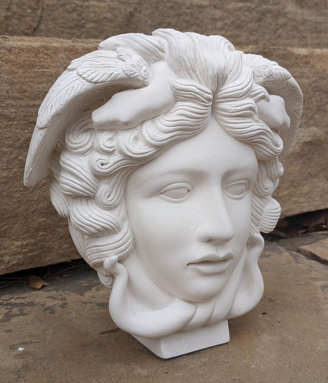 Medusa Bust design Artifact Carved Sculpture Statue 9