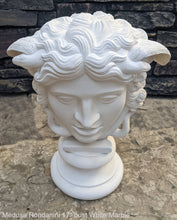 Load image into Gallery viewer, History Medusa Rondanini Bust design Artifact Carved Sculpture Statue 17&quot; www.Neo-Mfg.com on base
