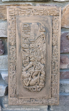 Load image into Gallery viewer, Aztec Mayan Yaxchilán Lintel Sculpture 20" www.Neo-Mfg.com Plaque relief carving

