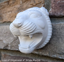 Load image into Gallery viewer, Assyrian Persian Persepolis Lion of Gilgamesh head capital Sculpture statue 4&quot; www.Neo-Mfg.com Museum reproduction
