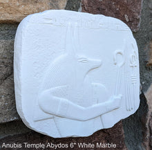 Load image into Gallery viewer, Egyptian Anubis Temple Abydos plaque wall Sculpture relief www.Neo-Mfg.com 6&quot;

