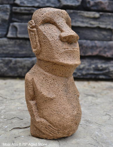 MOAI AHU Rapa Nui Stone Statue Sculpture www.Neo-Mfg.com 8.75