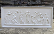 Load image into Gallery viewer, Roman Greek Thorvaldsen The Ages of Love 1824 Cherub nursery plaque wall relief www.Neo-Mfg.com 13&quot;
