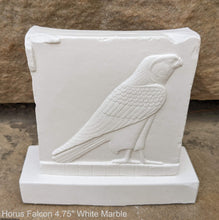 Load image into Gallery viewer, History Egyptian Horus Falcon Sculptural stele &amp; wall relief www.Neo-Mfg.com 4.75&quot;
