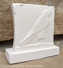 Load image into Gallery viewer, History Egyptian Horus Falcon Sculptural stele &amp; wall relief www.Neo-Mfg.com 4.75&quot;
