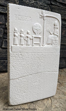 Load image into Gallery viewer, Babylonian Tablet of Shamash Sun god tablet Museum reproduction plaque www.NEO-MFG.com 11&quot;
