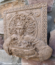 Load image into Gallery viewer, Wiccan Cerridwen Goddess Maiden Wall Plaque Sculpture Pagan 10&quot; www.Neo-Mfg.com mythical

