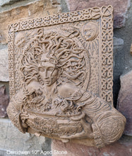 Load image into Gallery viewer, Wiccan Cerridwen Goddess Maiden Wall Plaque Sculpture Pagan 10&quot; www.Neo-Mfg.com mythical
