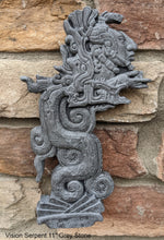 Load image into Gallery viewer, History Aztec Maya Mesoamerica Yaxchilán Vision Serpent Sculpture Statue www.Neo-Mfg.com 11&quot; j7
