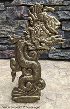 Load image into Gallery viewer, History Aztec Maya Mesoamerica Yaxchilán Vision Serpent Sculpture Statue www.Neo-Mfg.com 11&quot; j7
