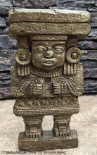 Load image into Gallery viewer, History Aztec Maya Chalchiuhtlicue Stele Totem Artifact Sculpture Statue 13&quot; Tall www.Neo-Mfg.com a1
