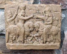Load image into Gallery viewer, Assyrian Persian investitures of Ardashir I Artifact Carved Sculpture Statue 5&quot; ww.Neo-Mfg.com Home decor g5
