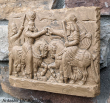Load image into Gallery viewer, Assyrian Persian investitures of Ardashir I Artifact Carved Sculpture Statue 5&quot; ww.Neo-Mfg.com Home decor g5
