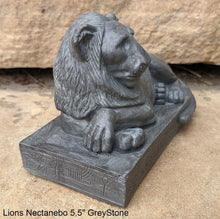 Load image into Gallery viewer, History Egyptian Lions of Nectanebo Statue Sculpture www.NEO-MFG.com 5.5&quot;
