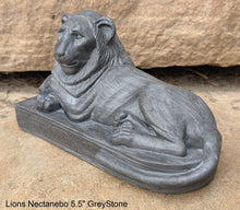 Load image into Gallery viewer, History Egyptian Lions of Nectanebo Statue Sculpture www.NEO-MFG.com 5.5&quot;
