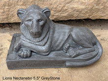 Load image into Gallery viewer, History Egyptian Lions of Nectanebo Statue Sculpture www.NEO-MFG.com 5.5&quot;
