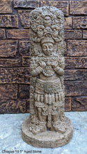 Load image into Gallery viewer, History Chiapas Aztec Maya Artifact Carved Sculpture Statue 19.5" Tall Neo-Mfg
