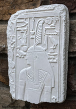 Load image into Gallery viewer, History Egyptian Maat feather truth Sculptural wall relief www.Neo-Mfg.com 9&quot; b24
