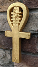 Load image into Gallery viewer, History Egyptian Ankh Artifact Sculpture Statue 9&quot; Tall www.Neo-Mfg.com wall plaque museum replica j22
