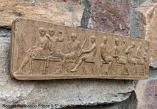 Load image into Gallery viewer, History Roman Parthenon Frieze Stela Fragment Sculptural wall relief plaque www.Neo-Mfg.com 9.5&quot; Henning design

