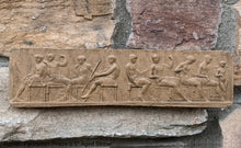 Load image into Gallery viewer, History Roman Parthenon Frieze Stela Fragment Sculptural wall relief plaque www.Neo-Mfg.com 9.5&quot; Henning design
