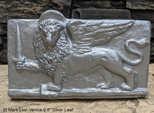 Load image into Gallery viewer, St Mark Lion Venice sculpture Wall plaque relief art www.Neo-Mfg.com home decor 9.5&quot; d18
