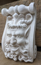 Load image into Gallery viewer, Pan Gargoyle Satyr Faun wall Mephistopheles corbel keystone bookend Grotesque goblin sculpture www.NEO-MFG.com

