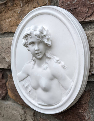 Claude Michel Clodion nude lady 3d sculpture Wall plaque relief art www.Neo-Mfg.com home decor 7.5