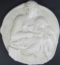 Load image into Gallery viewer, Michelangelo Pitti Tondo Wall Plaque Sculptural Frieze Carving 10.5" www.NEO-MFG.com Museum reproduction
