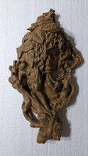 Load image into Gallery viewer, Nature Garden Greenwoman Harvest Sculptural wall relief bust www.Neo-Mfg.com 12.25&quot;
