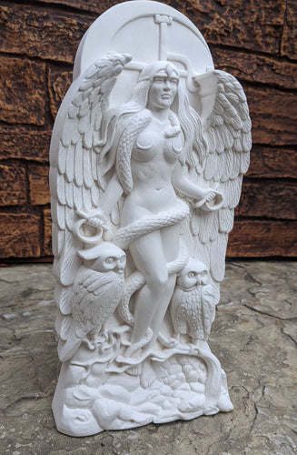 Babylonian Lilith Mesopotamia Sculptural wall relief carving plaque www.Neo-Mfg.com 12