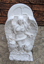 Load image into Gallery viewer, Babylonian Lilith Mesopotamia Sculptural wall relief carving plaque www.Neo-Mfg.com 12&quot;
