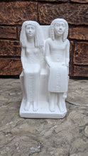 Load image into Gallery viewer, Egyptian Imenemipet Tamerout Seated Couple Artifact Carved Sculpture Statue Museum Reproduction 7&quot; www.NEO-MFG.com
