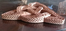 Load image into Gallery viewer, Celtic decor Trinity Knot triquetra Wall Plaque sculpture Irish www.Neo-Mfg.com 14.5&quot;
